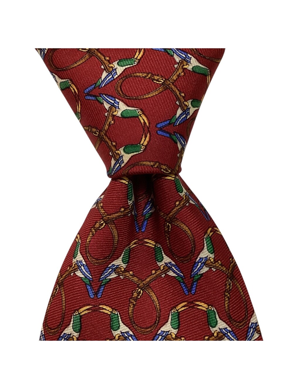 Brooks Brothers Makers Men's Silk Necktie USA Designer Parrots Red/Multi EUC